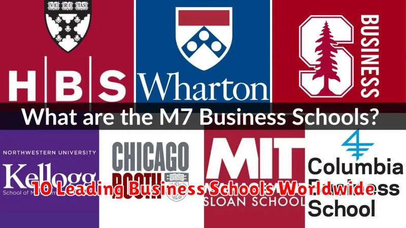 10 Leading Business Schools Worldwide