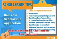 Guide to Scholarship Applications: Tips for Success