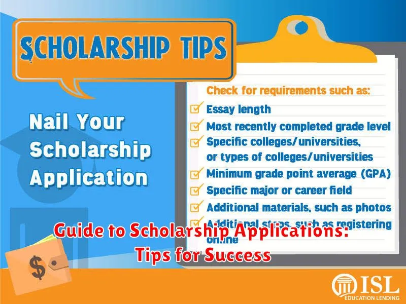 Guide to Scholarship Applications: Tips for Success
