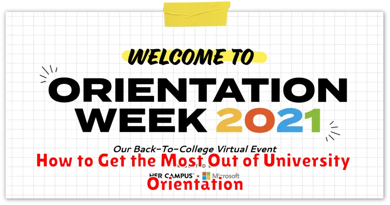 How to Get the Most Out of University Orientation