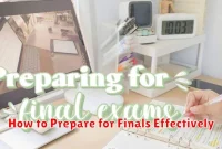 How to Prepare for Finals Effectively