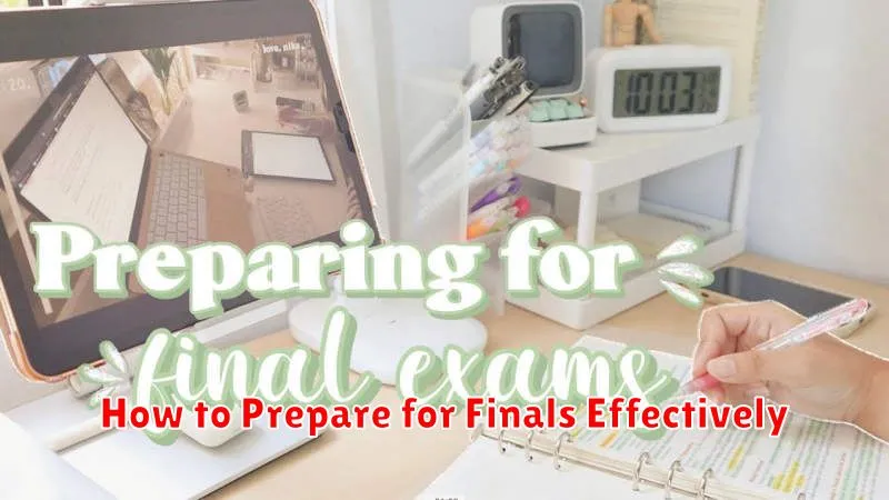 How to Prepare for Finals Effectively