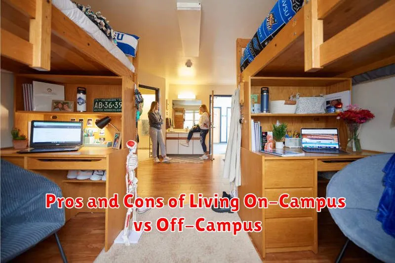 Pros and Cons of Living On-Campus vs Off-Campus