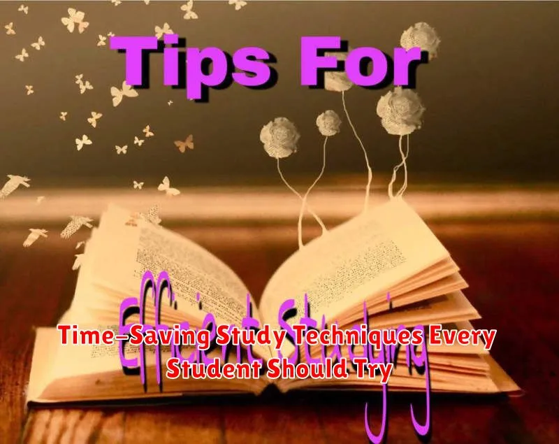 Time-Saving Study Techniques Every Student Should Try